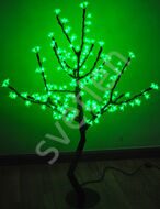 Светодиодные деревья Сакура зеленое 1.1 х 0.75m 24V с трансформатором
